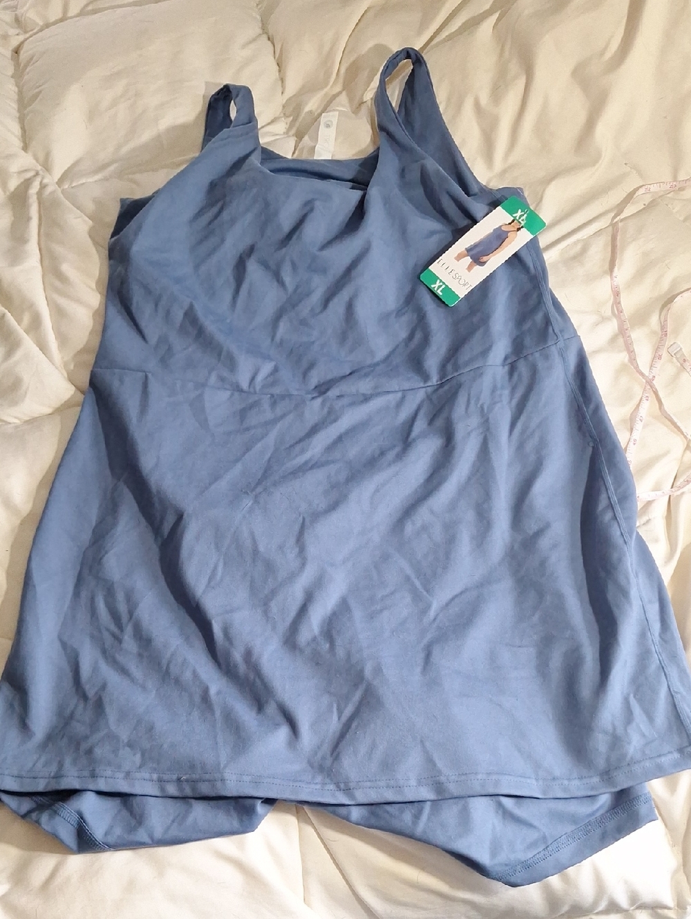 Tank Athletic Dress With Built In Shorts